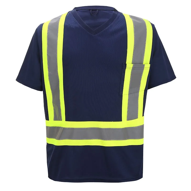 SFTC01 Safety T-Shirt Reflection Safety Shirt with Back X