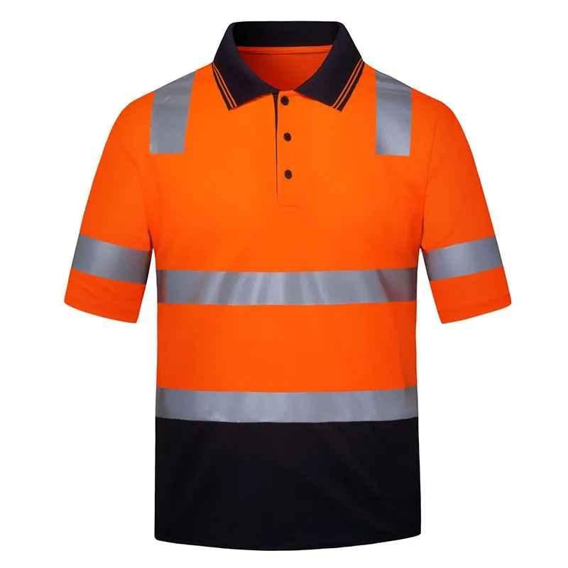 SFTA11 Two Tone Long Sleeve Mens Workwear Safety Clothing Work Shirt