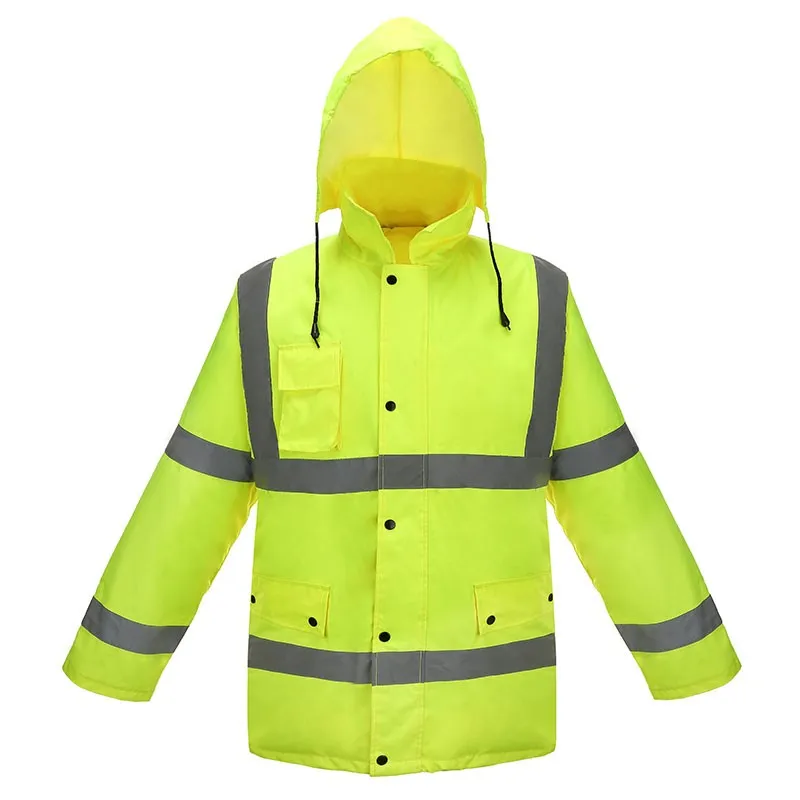 SFJ01 Waterproof Traffic Reflective Rain Cost Safety Rainsuit Uniform for Workwear
