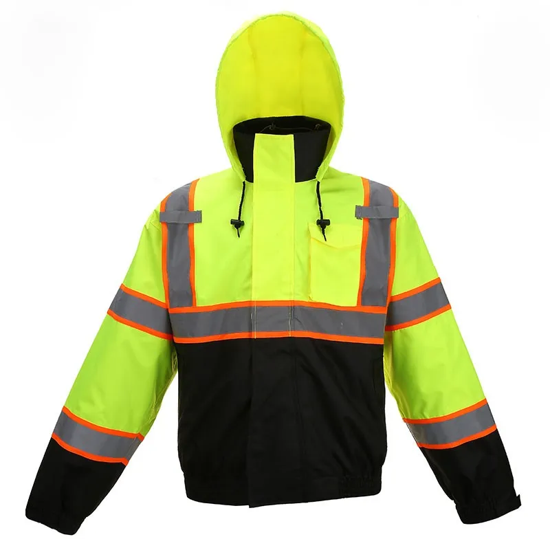 SFJ23 High visibility windproof warm reflective jacket