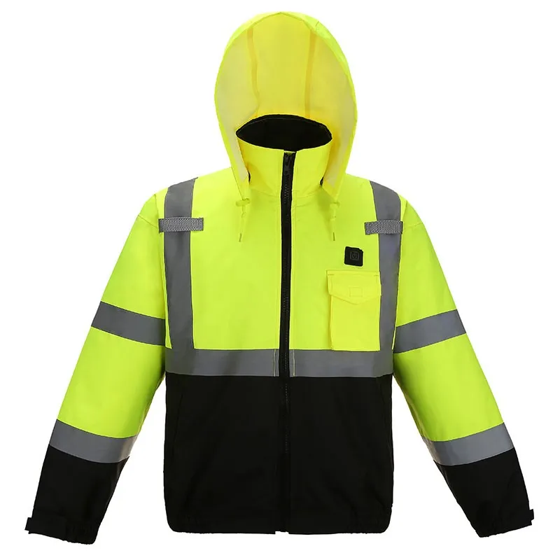 SFJ20 High Visibility Windproof Two-tone Reflective Safety Jacket