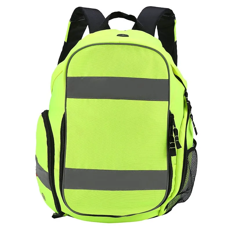 SFAC23 Reflective Backpack Night Luminous Riding Highly Resistant Safety Backpack