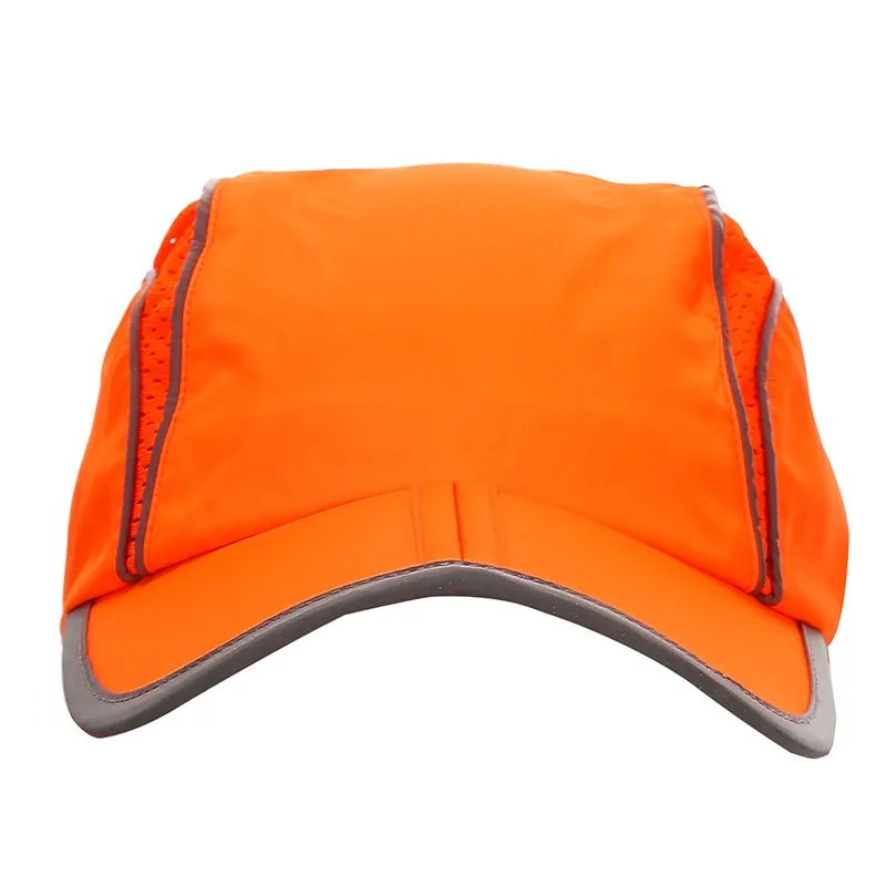 SFAC10 Reflective High-Visibility Orange Safety Cap for Enhanced Outdoor Safety