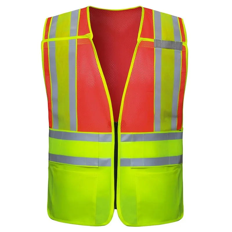 SFU71 Class 2  High-Contrast Color Blocking Design Public Safety Vest