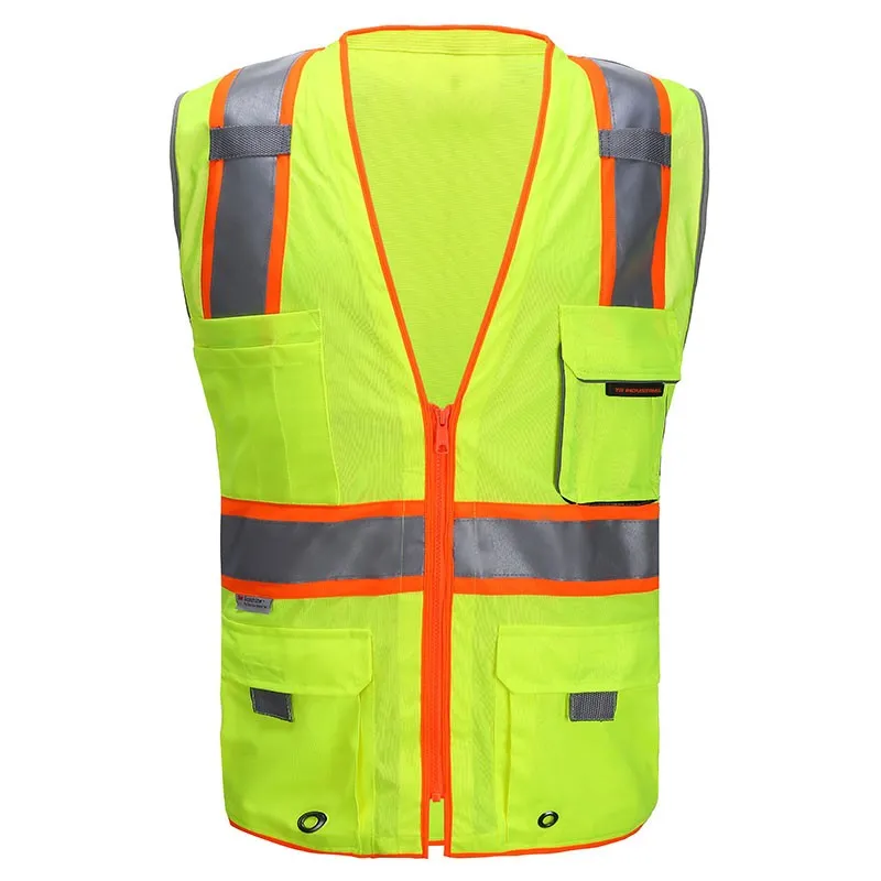 SFU63 Hi-Viz Custom Logo Two-Tone Reflective Safety Vest