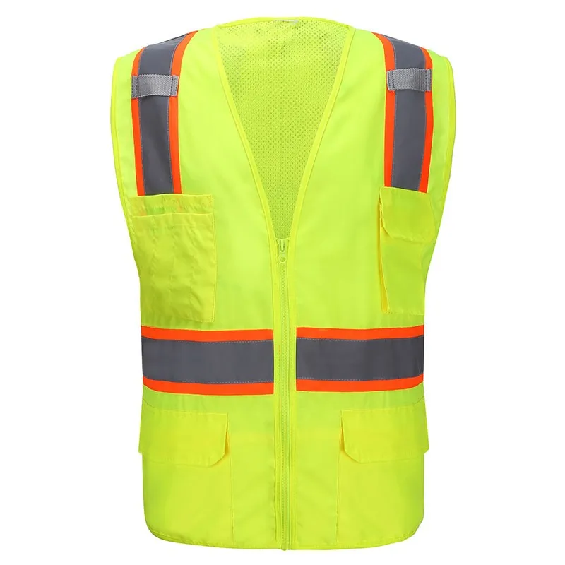 SFU47 4 Pockets Mesh Hi Vis Reflective Safety Vest