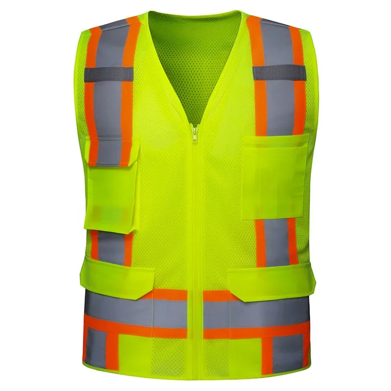 SFU74 4 Pockets Hi Vis Class 2 Safety Reflective Mesh Vest